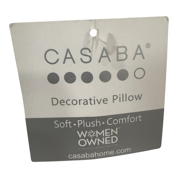 New With Tags Casaba Home Is Where The Dog Is Throw Pillow - Picture 9 of 10